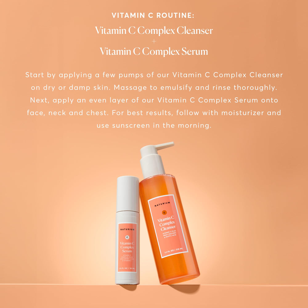 Naturium Vitamina C Complex, disuelve-maquillaje: limpia sin irritación