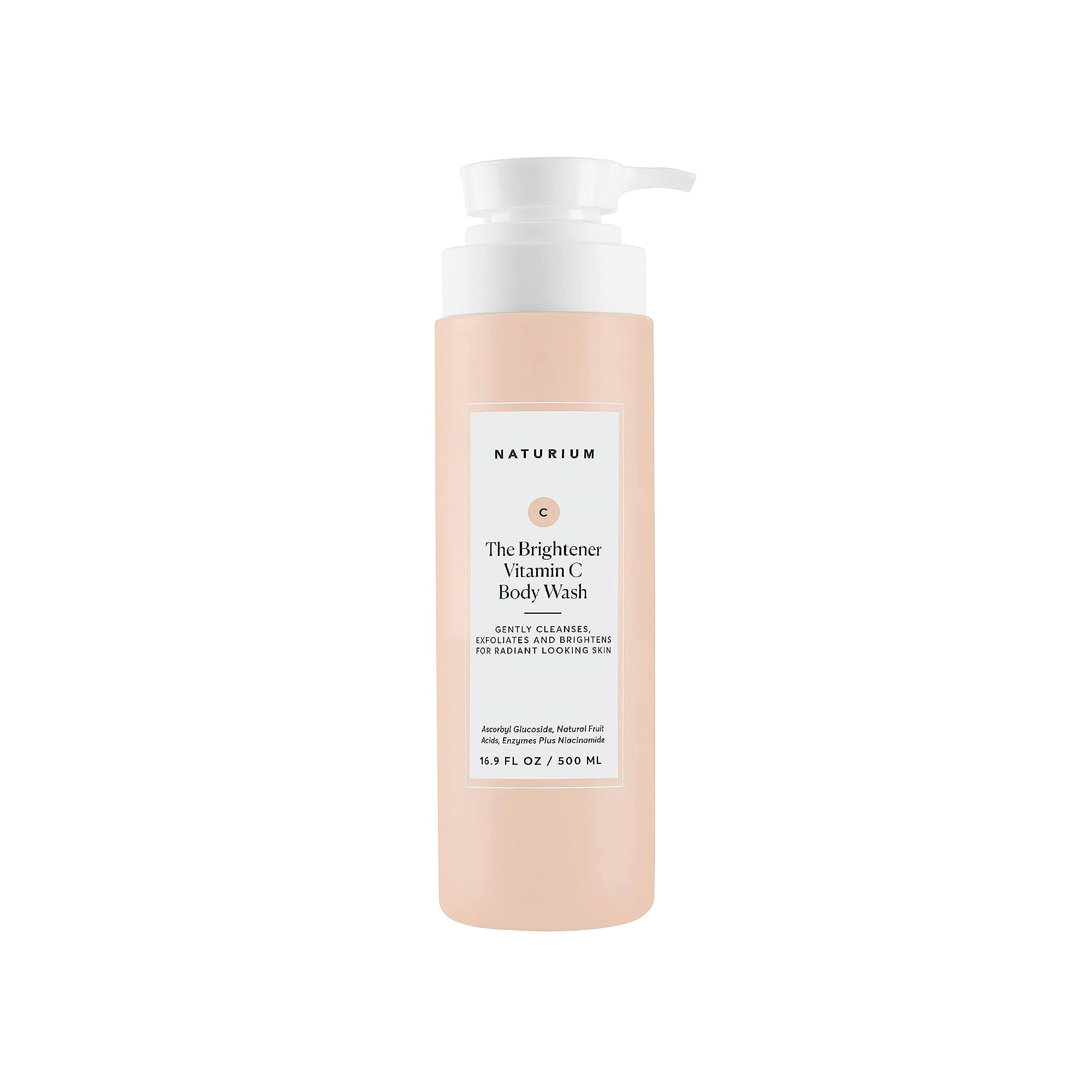 Naturium iluminador corporal de vitamina C, brillo suave para la piel