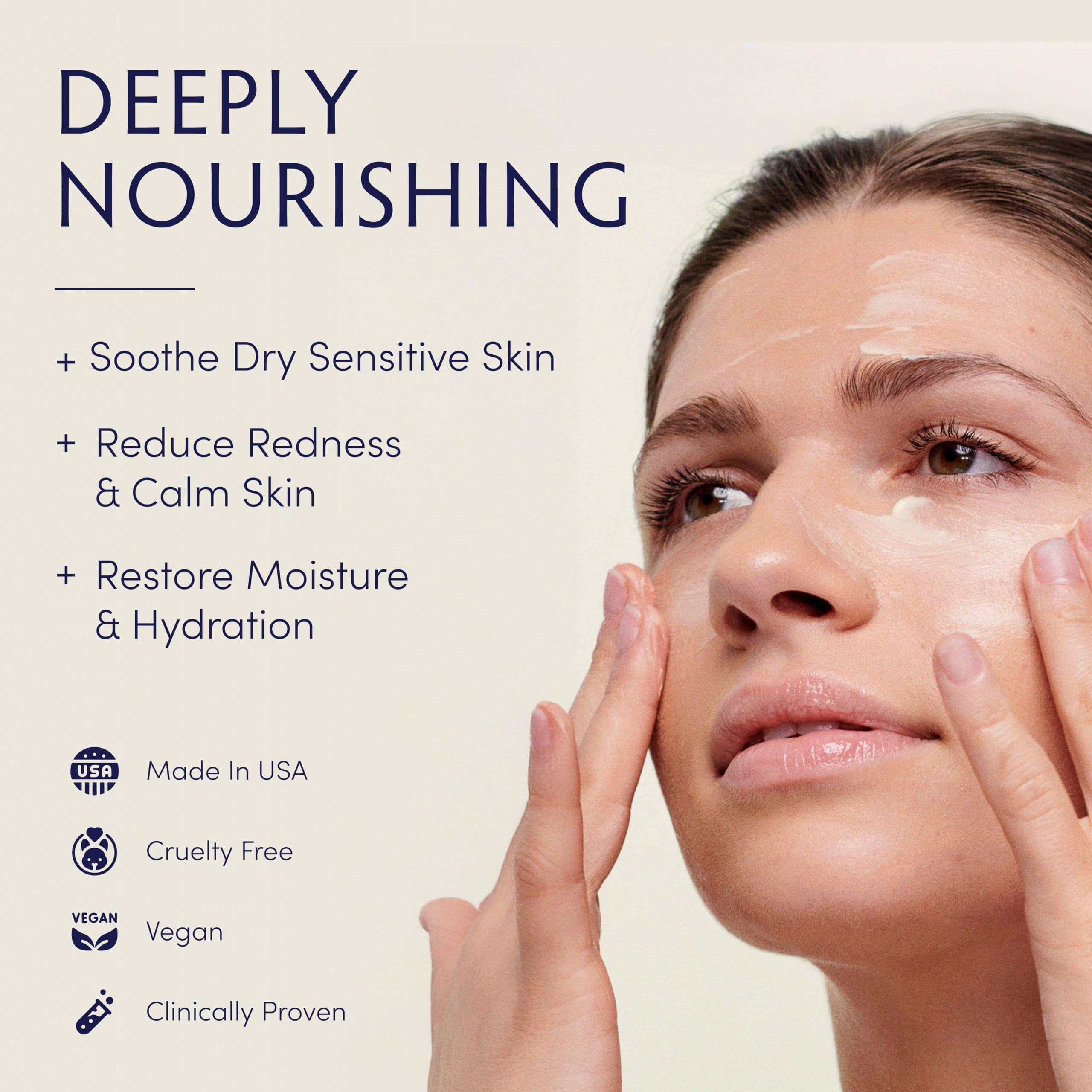 Cream texture swirl of Calendula Essential Hydrating Cream
