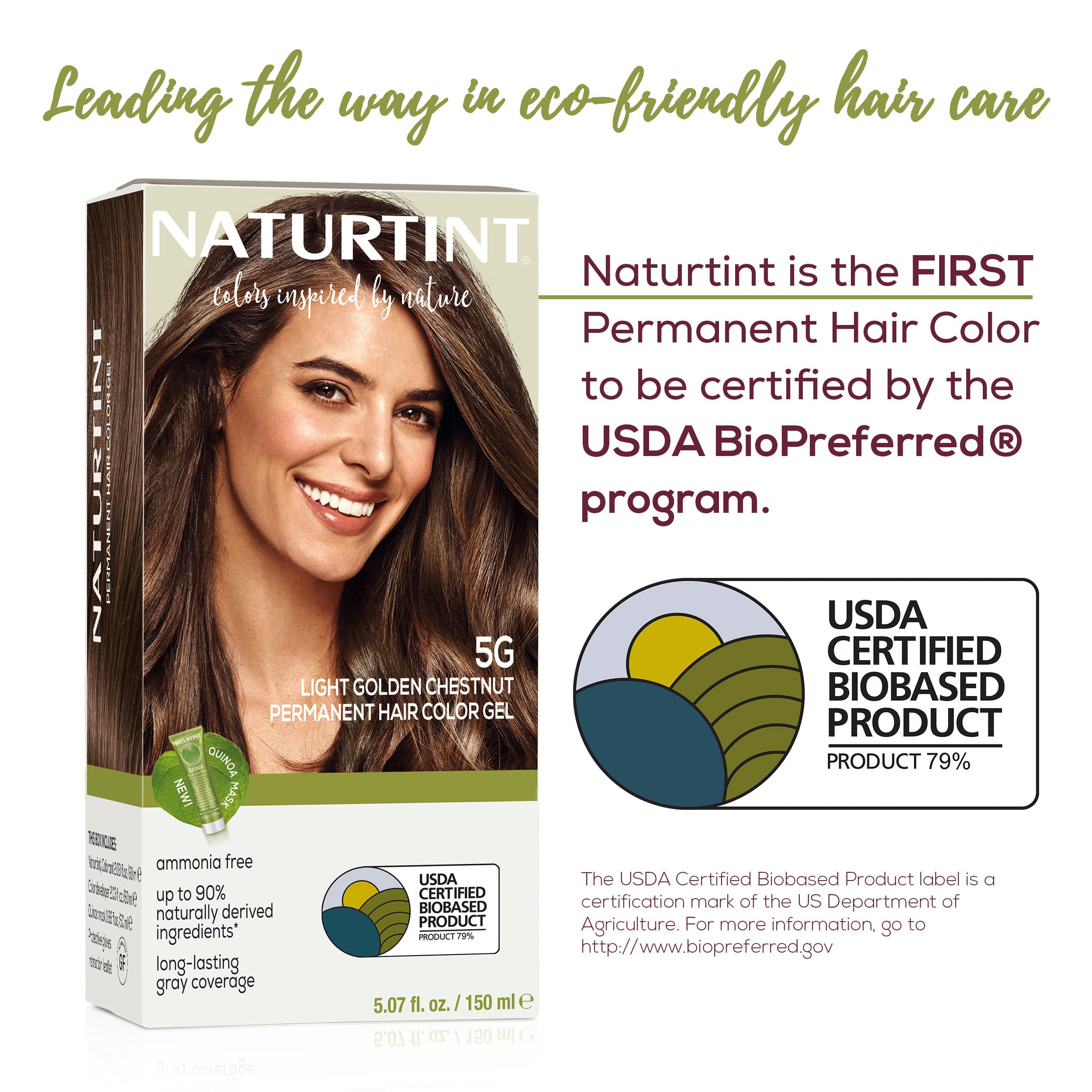 Naturtint 5G mixing shot emphasizes vegan, cruelty-free color experience