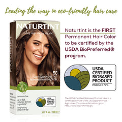 Naturtint 5G mixing shot emphasizes vegan, cruelty-free color experience
