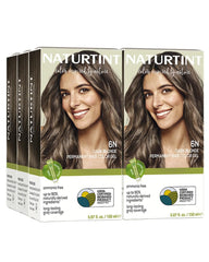 Naturtint 6N dark blonde bottle pour for at-home color results