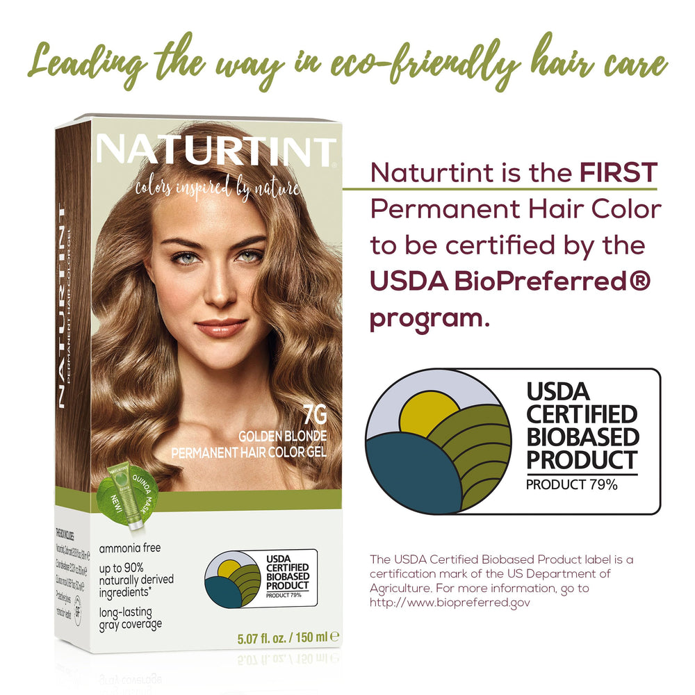 Naturtint 7G Golden Blonde protective gloves for clean application