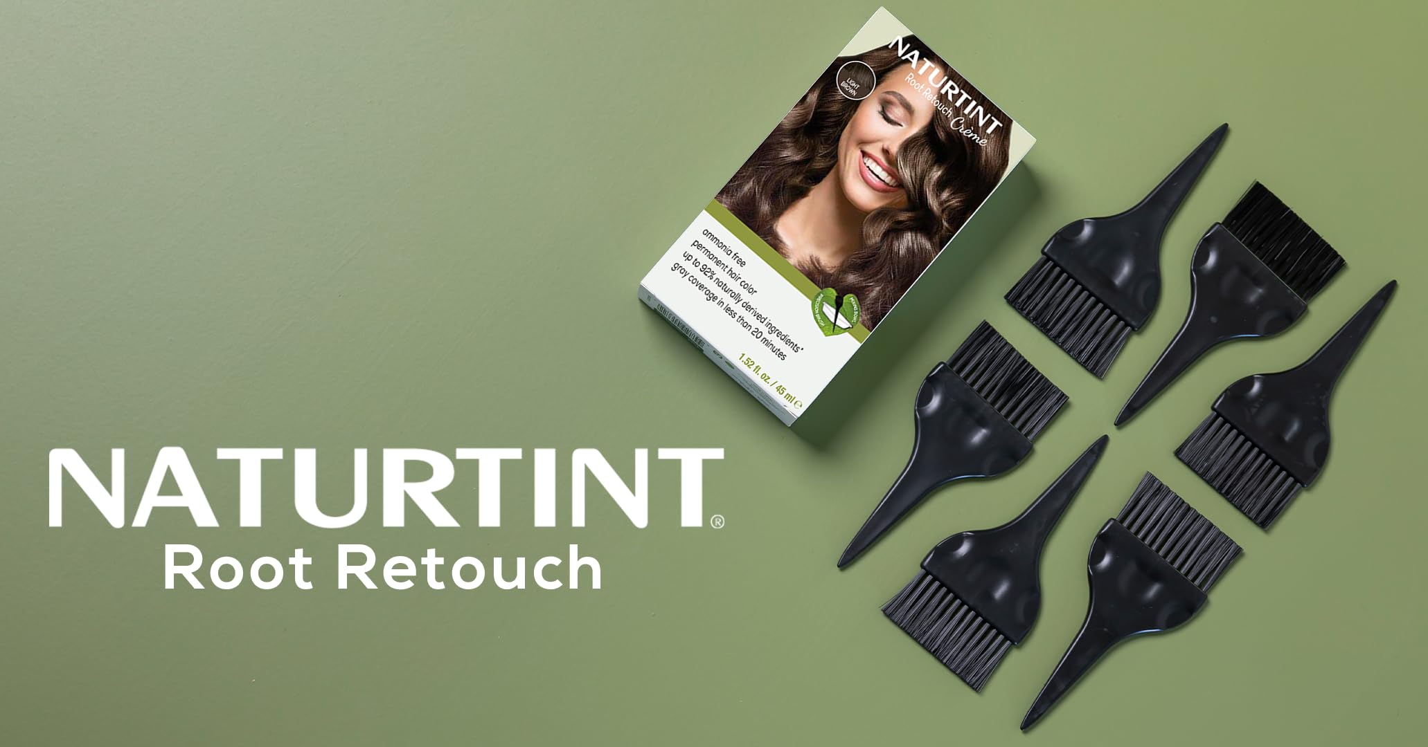 Naturtint color kit includes bowl and brush for home use.