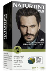 Naturtint Mens permanent color bottle application for easy at home use and even coverage