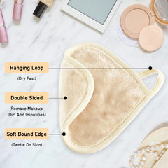 Natwag makeup remover cloth durable and washable for repeated daily use.