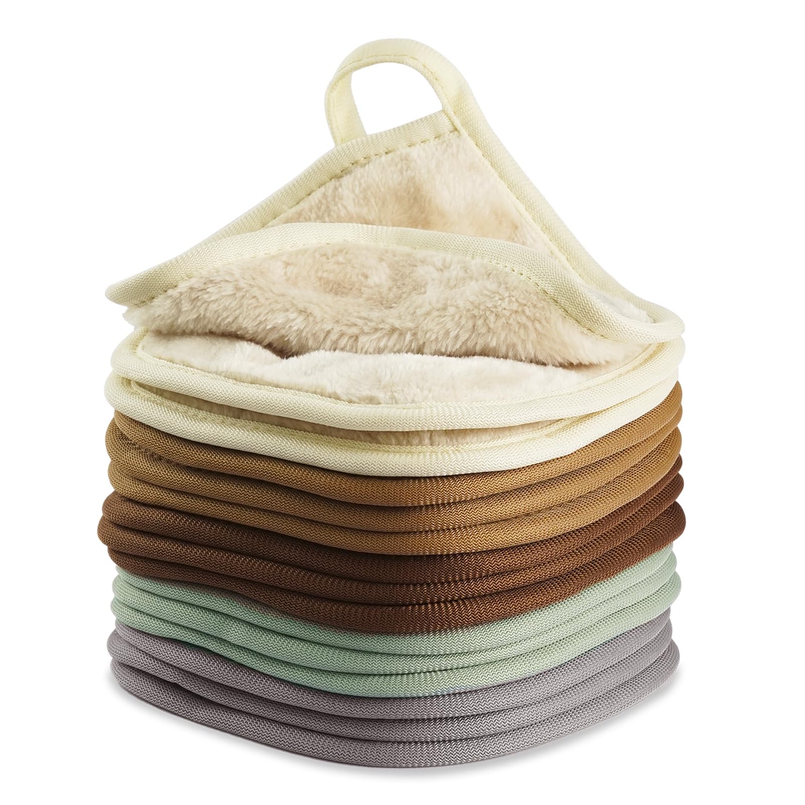 Natwag makeup remover cloth pack close-up shows soft fibers for gentle cleansing.