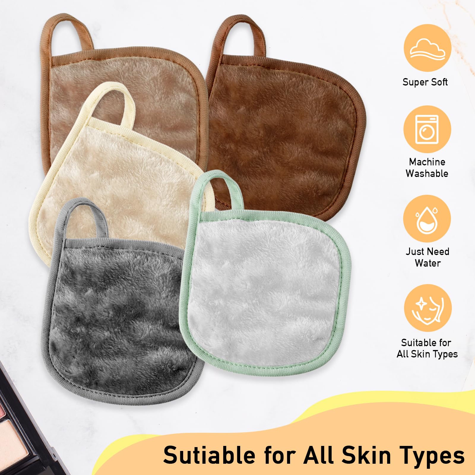 Natwag makeup remover cloth travel-friendly pack ideal for on-the-go skincare.