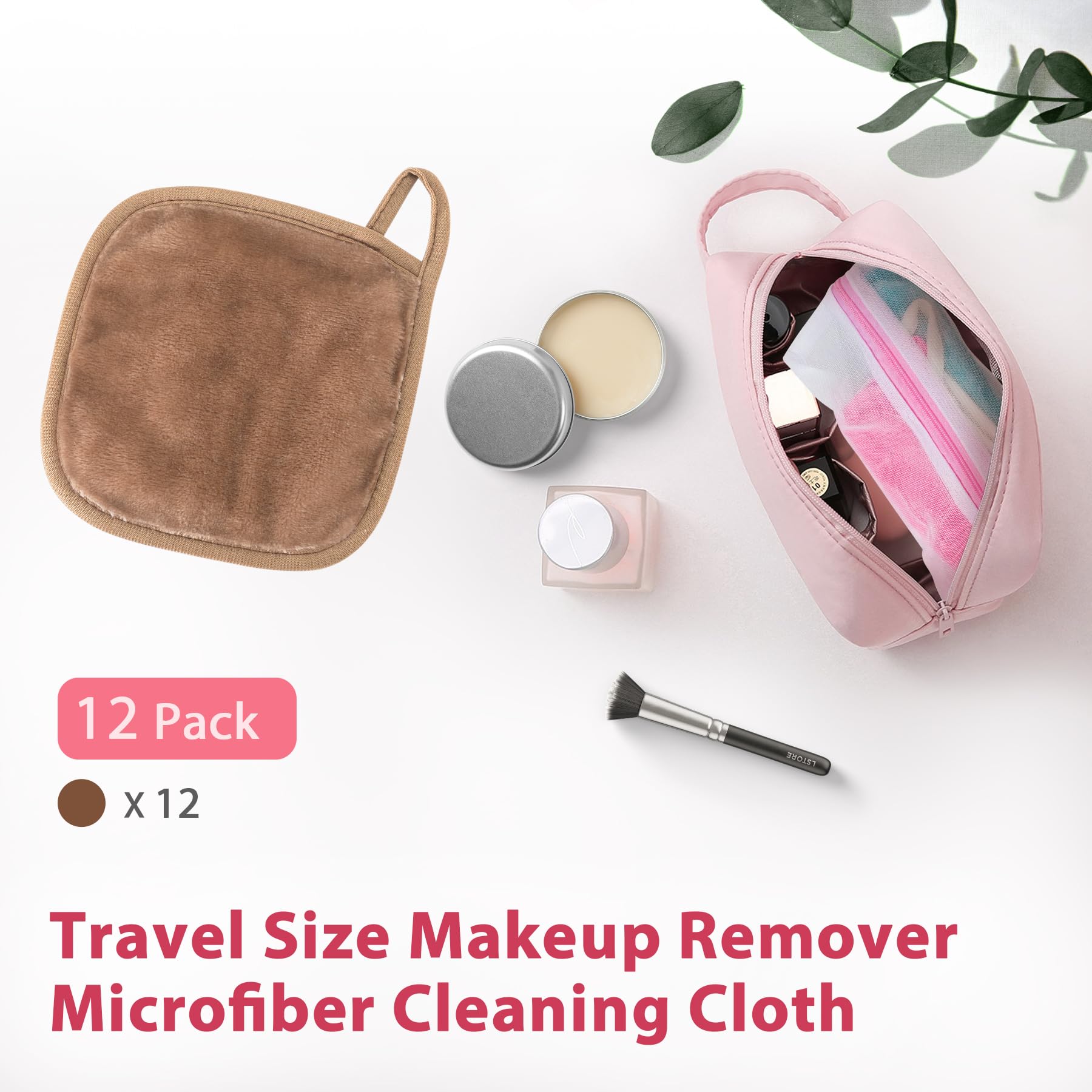 Natwag microfibra doble acción, elimina maquillaje suave y exfolia ligeramente.