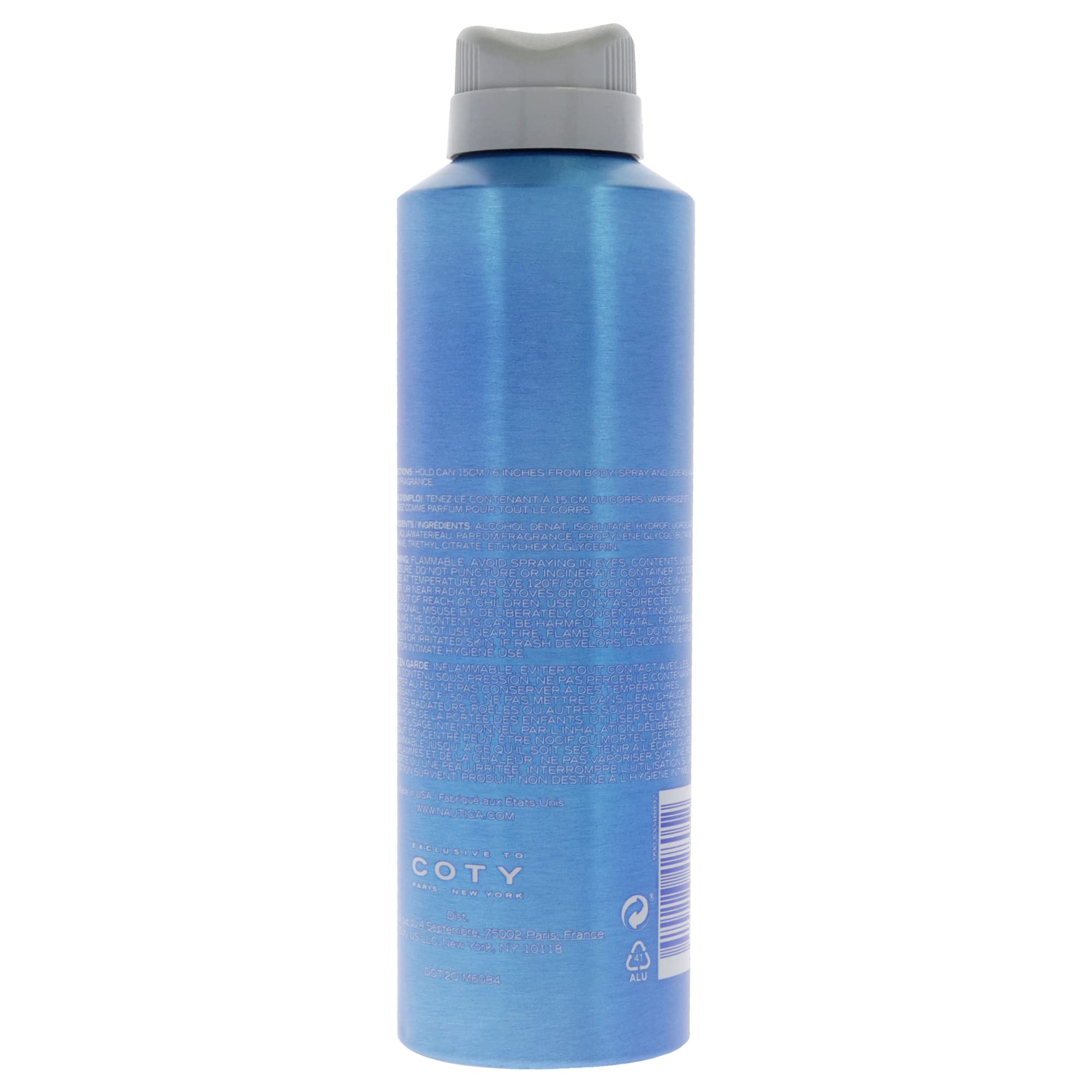 Nautica Blue Mist Spray delivers long-lasting freshness for daily adventures