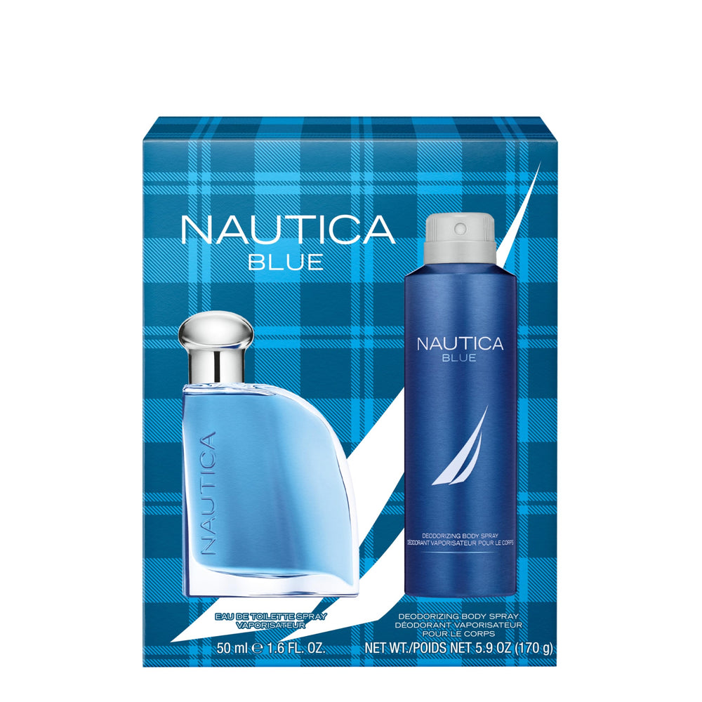 Outdoor lifestyle scene with Nautica Blue, sea breeze vibes.