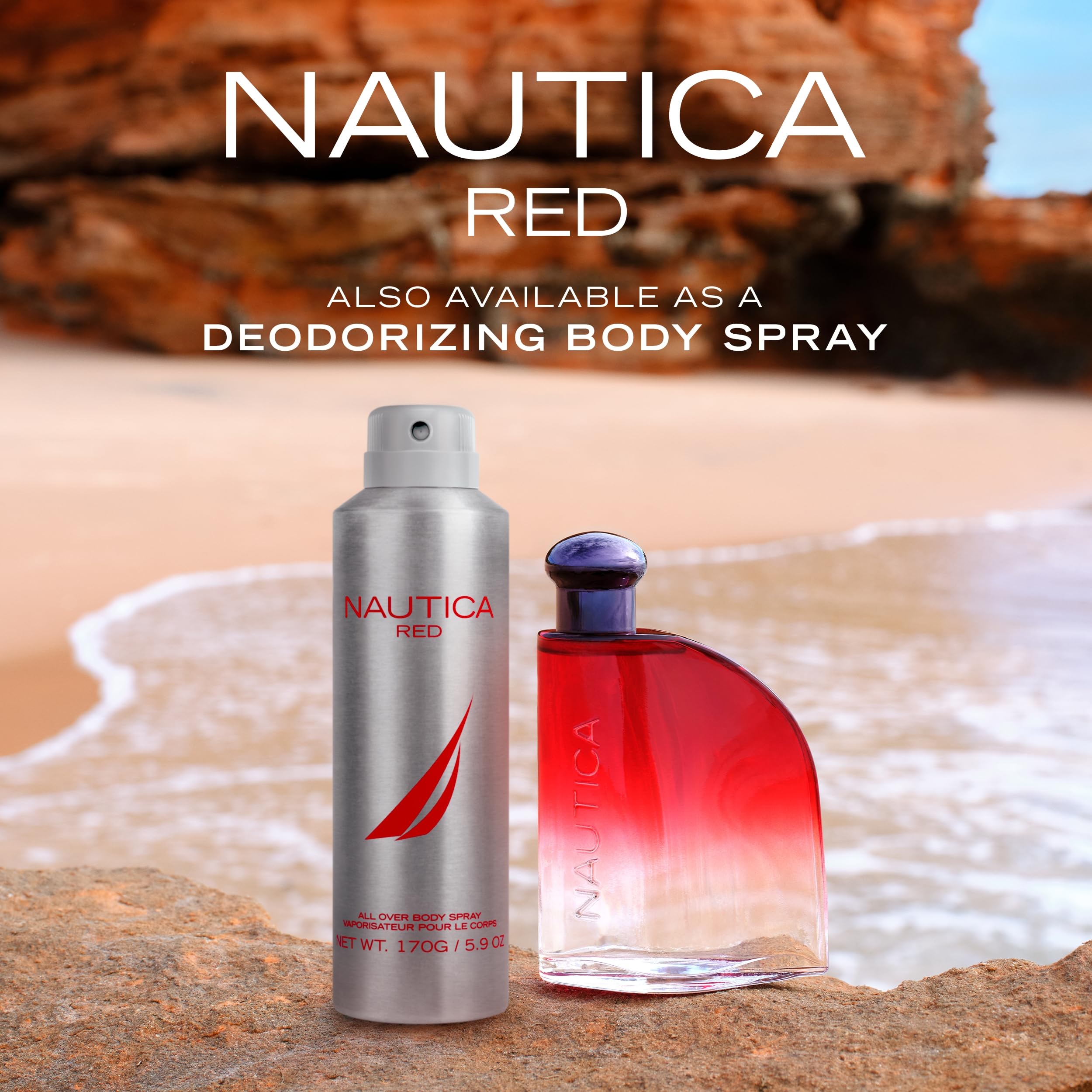 Nautica Color Red heart notes highlight lavender's comforting aroma.