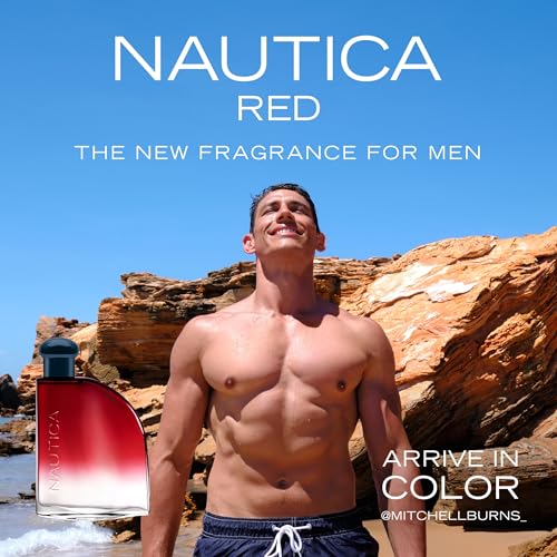 Nautica Color Red perfume spray on skin for an invigorating scent.