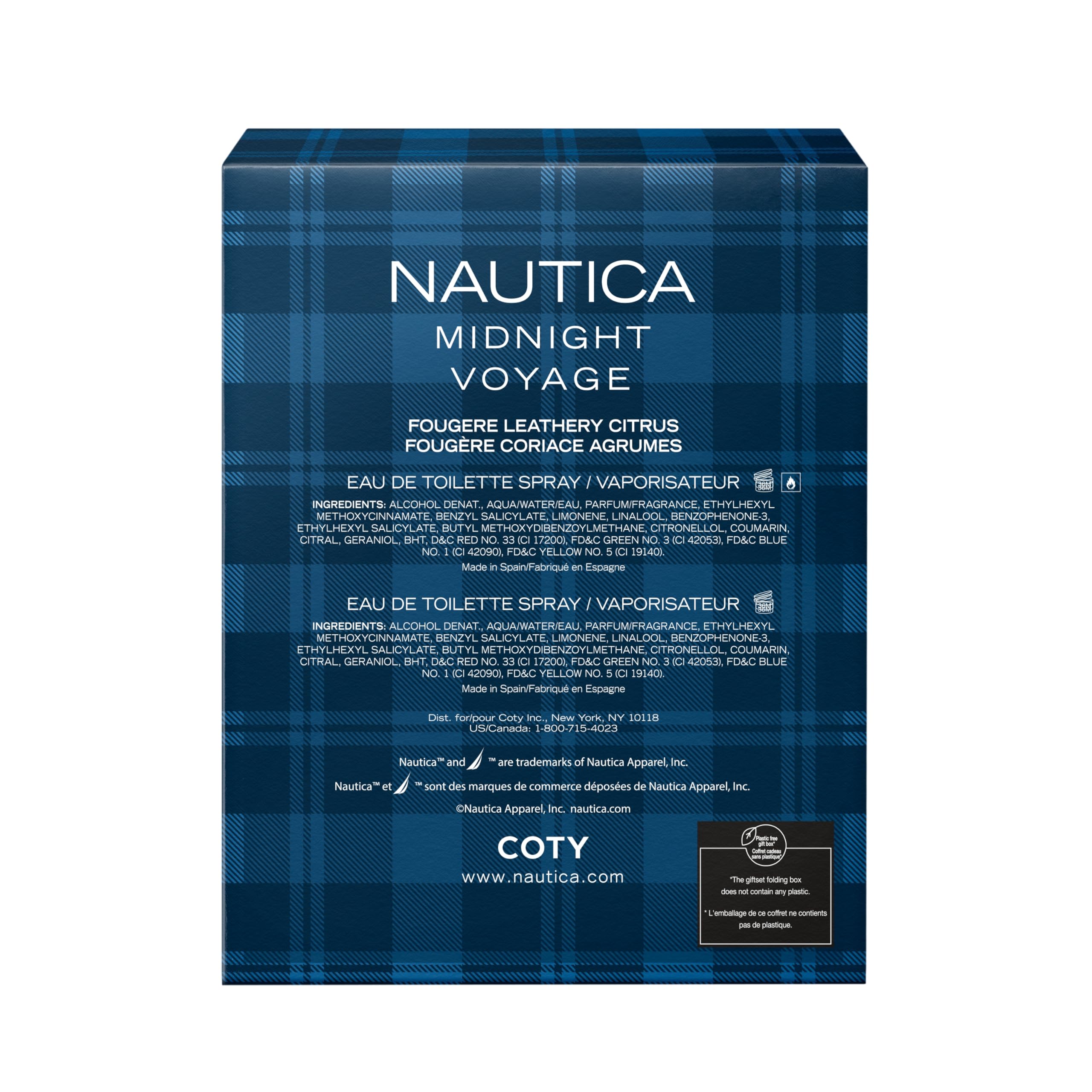 Nautica Midnight Voyage packaging design stands out on shelves.