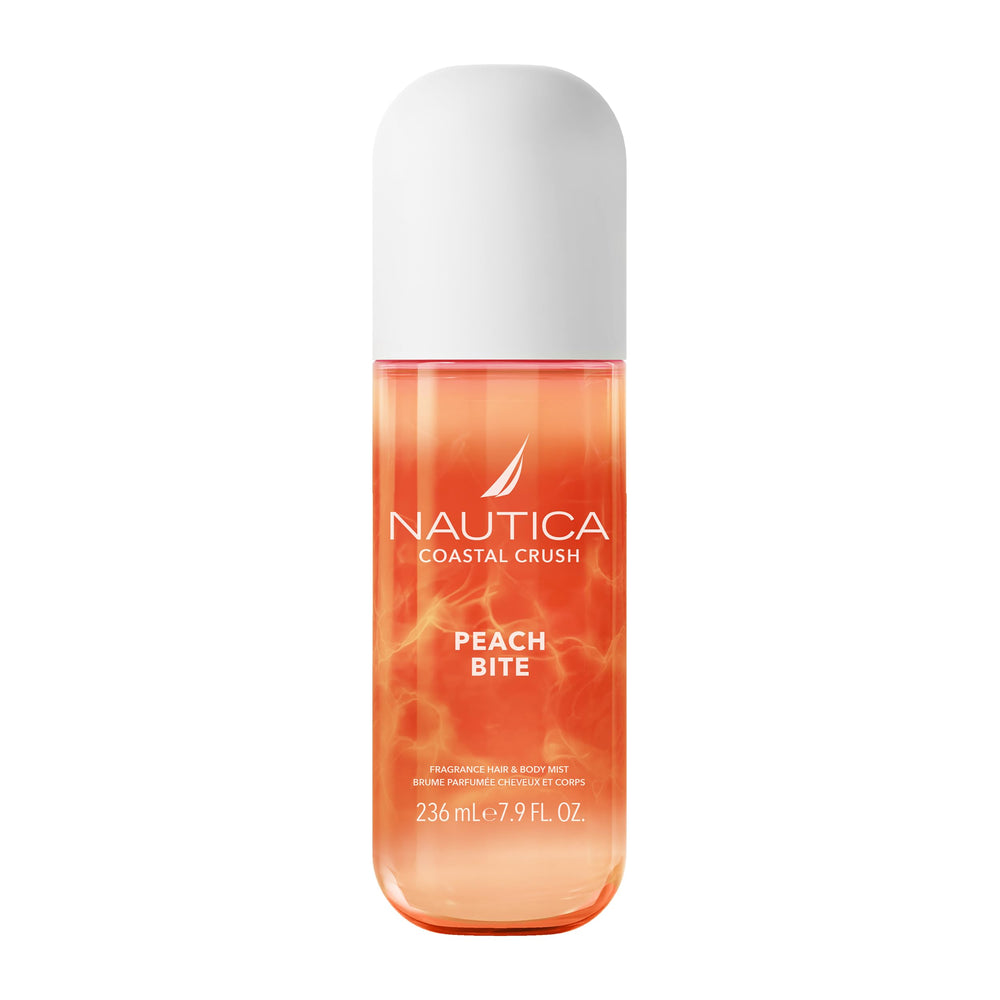 Nautica Peach Bite bottle front view for a refreshing summer aura