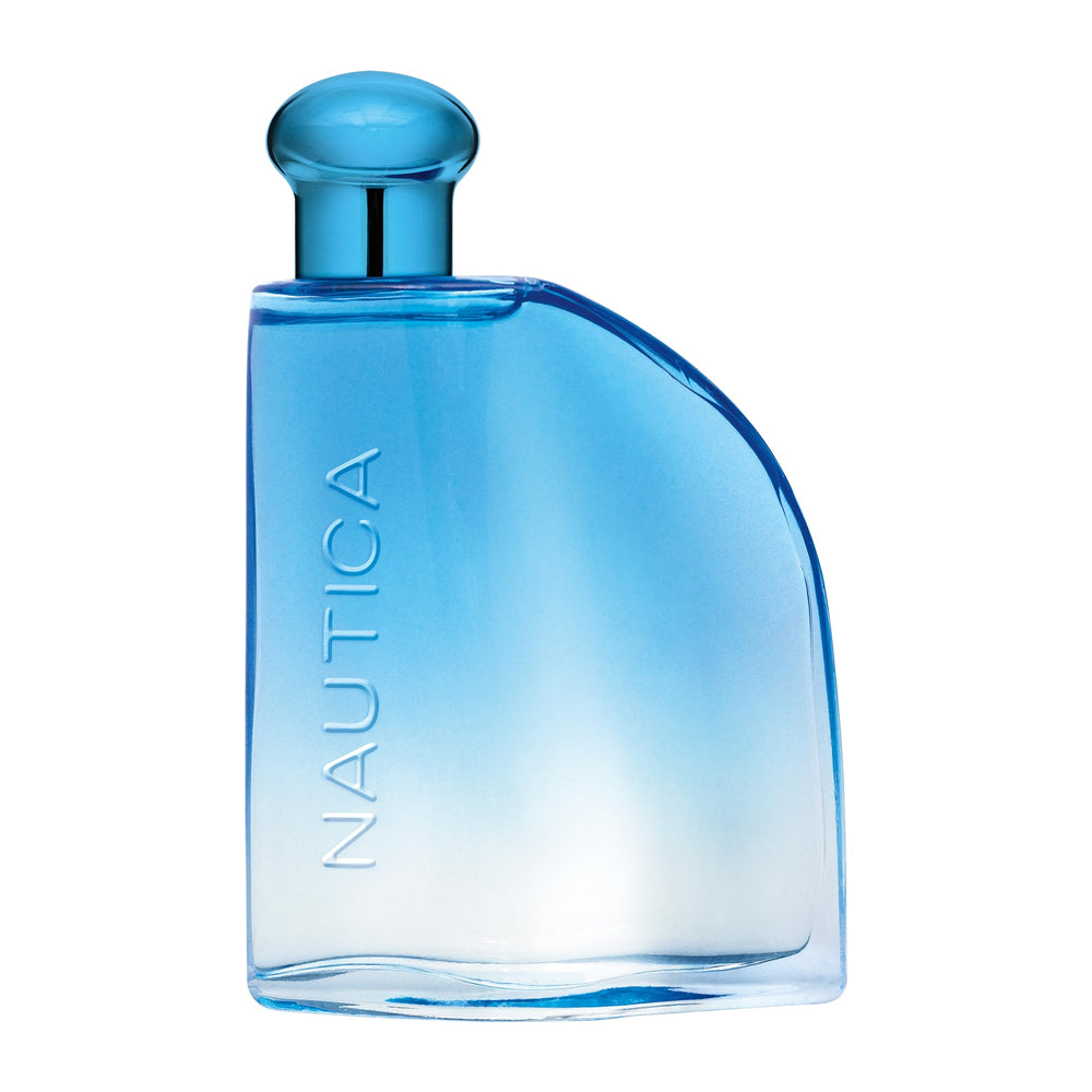 Nautica Pure Blue bottle front view for everyday freshness.