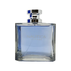 Nautica Voyage bottle-in-hand demonstrates portable fragrance for on-the-go.