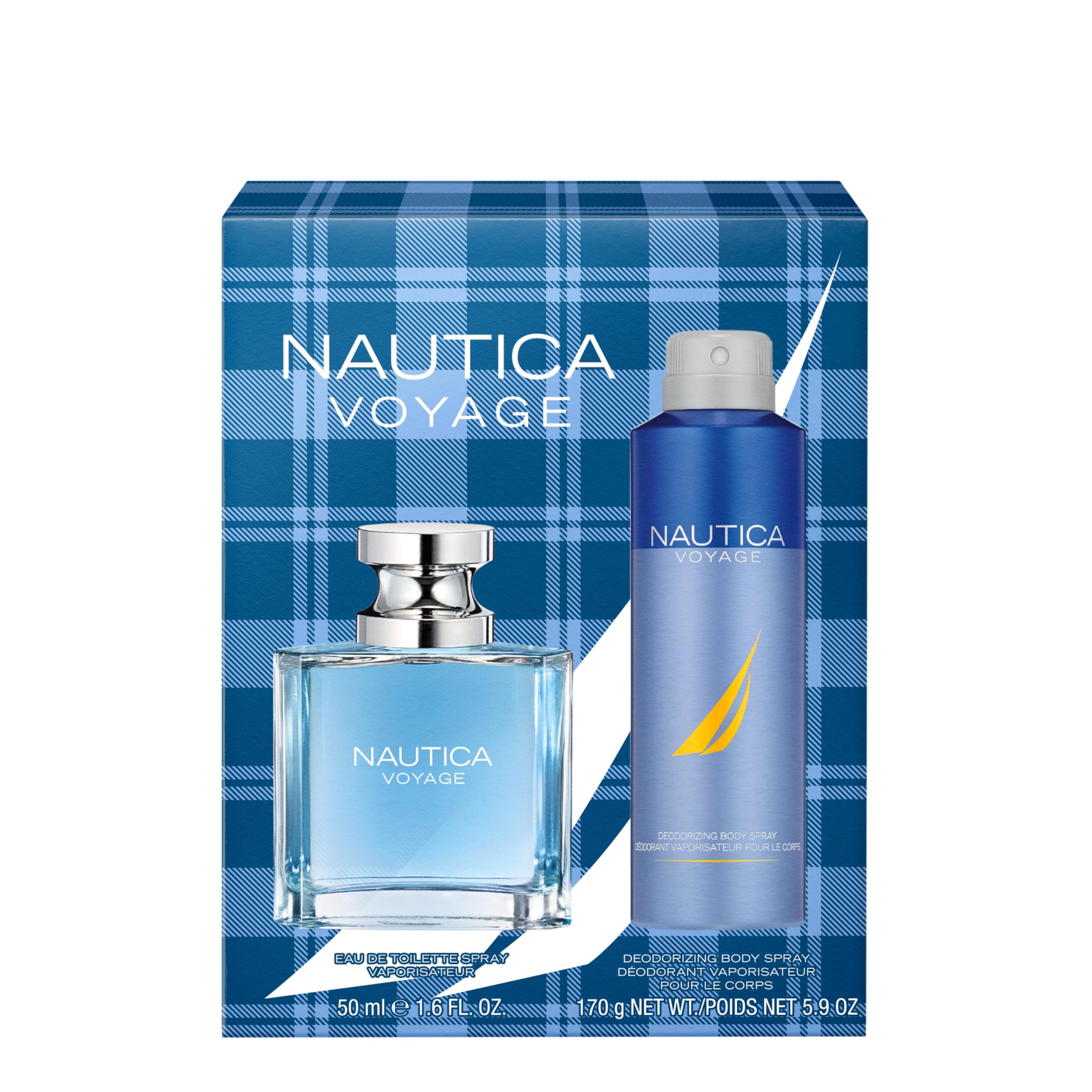 Nautica Voyage lifestyle scene, man enjoying coastal-inspired fragrance.