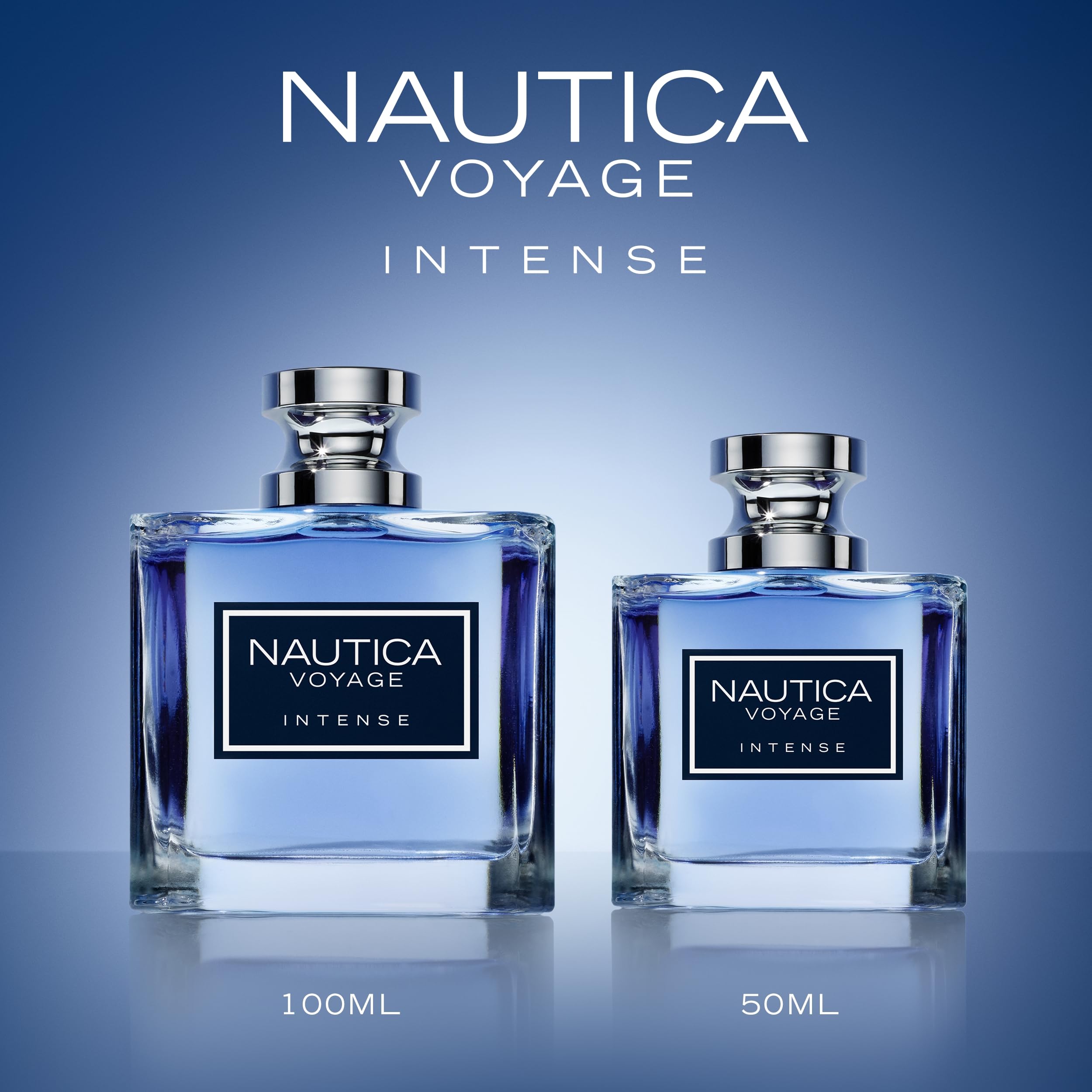 Nautica Voyage Intense cedar base note hints warmth.