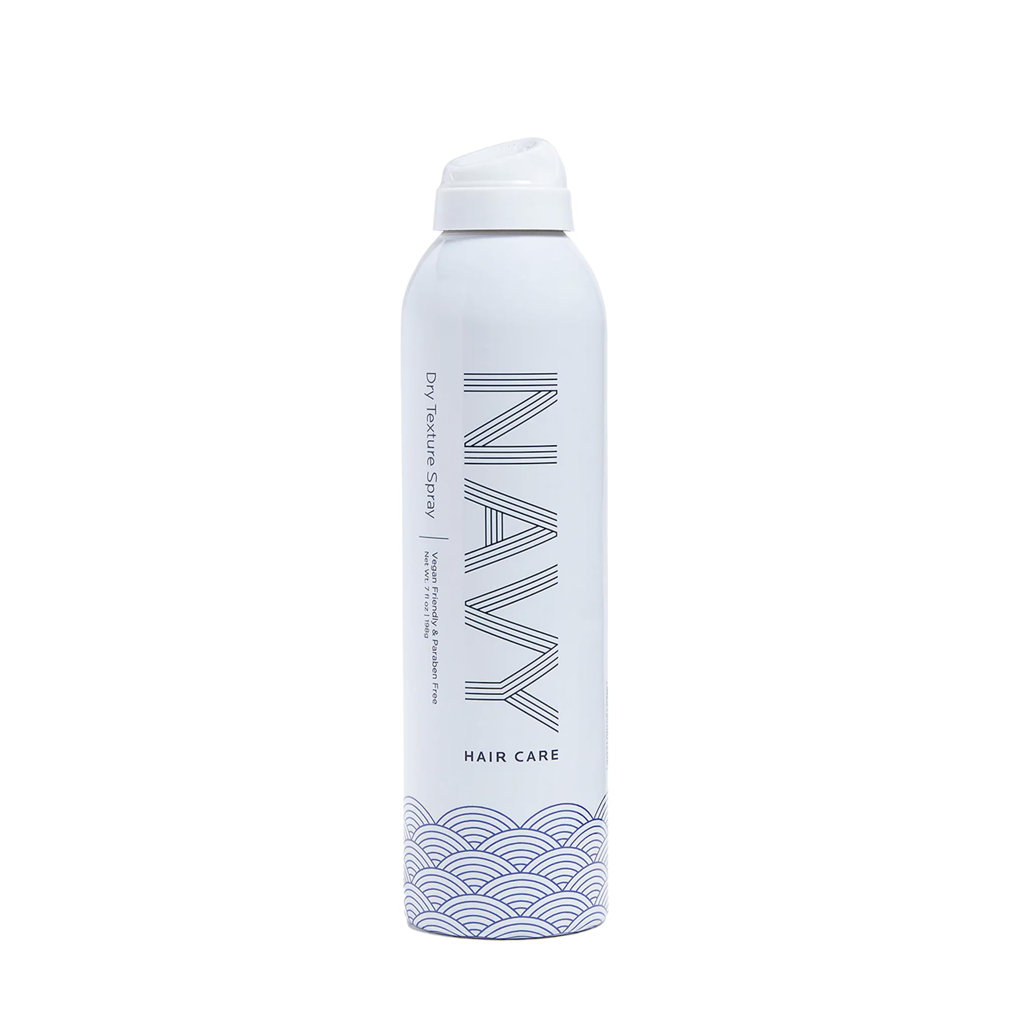 Navy Hair Care Navy Dry Texture Spray bottle provides lightweight volume and flexible hold