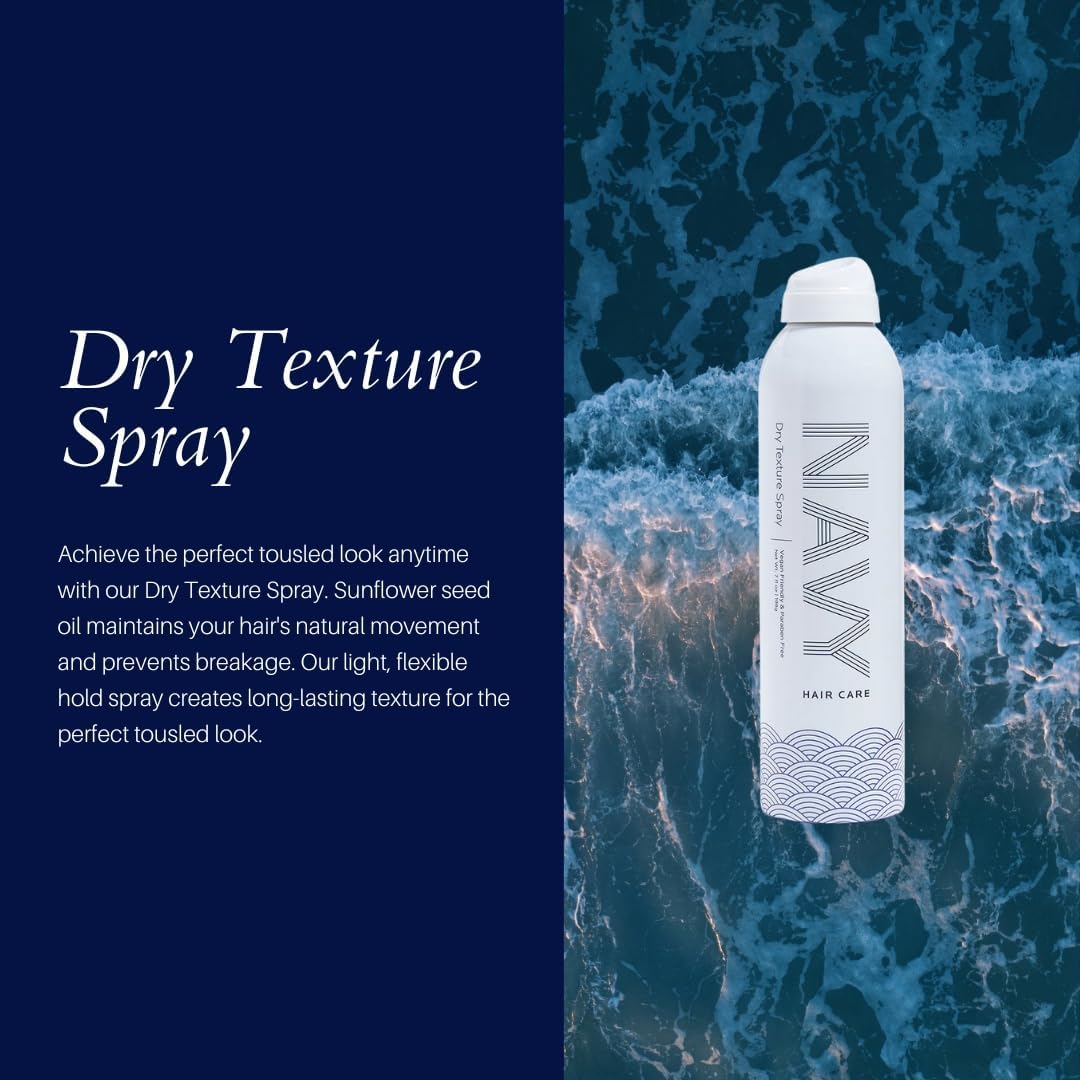 Navy Hair Care Navy Dry Texture Spray texture-building effect for natural fullness