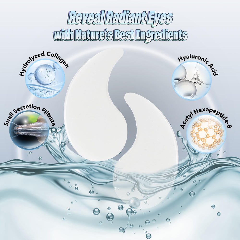 Nazano under eye patches hydration close-up: boosting moisture for brighter eyes