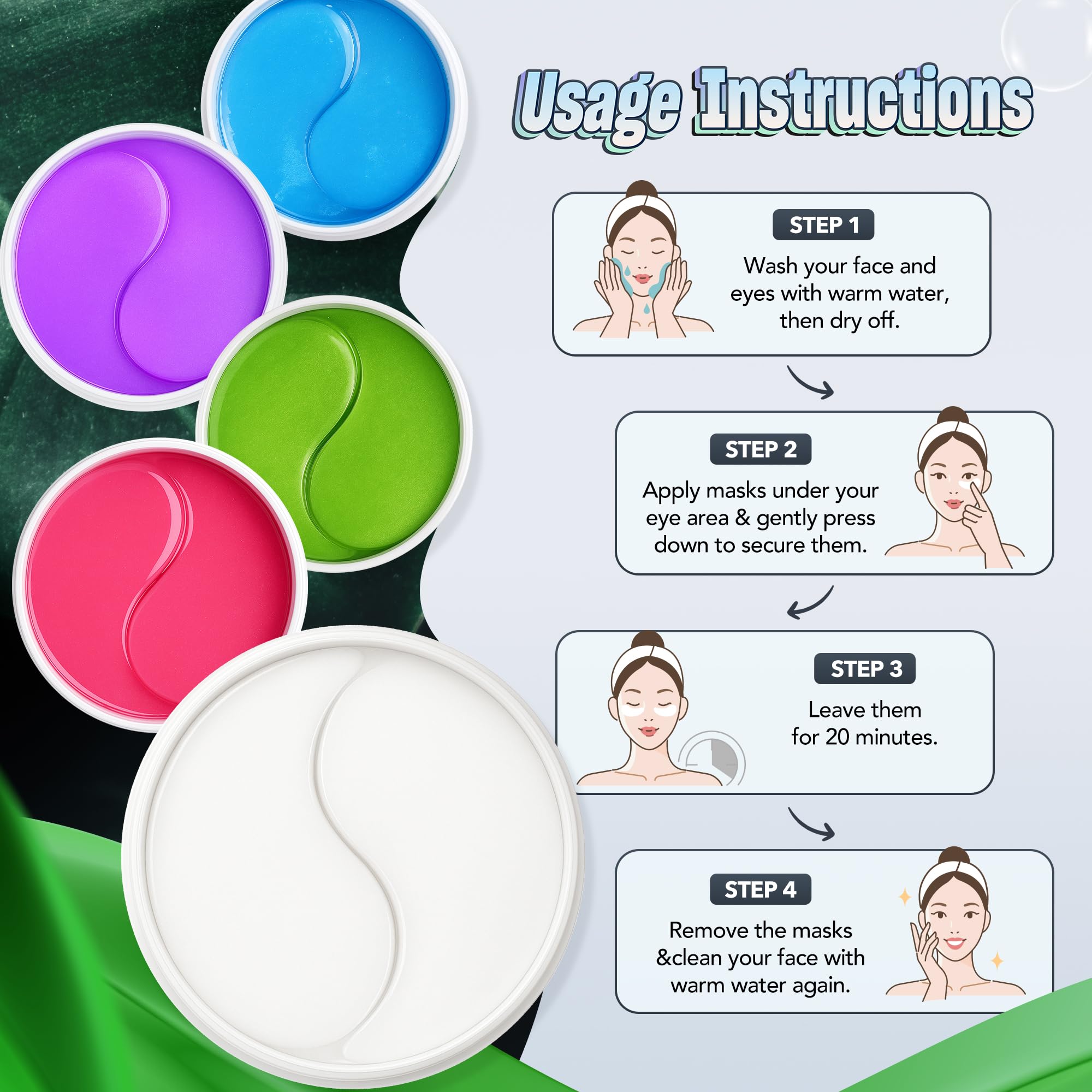 Nazano under eye patches soft skin texture close-up: gentle care for dry skin