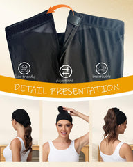 Neacus soft skin friendly sleeve minimizes frizz and tangles during long wear