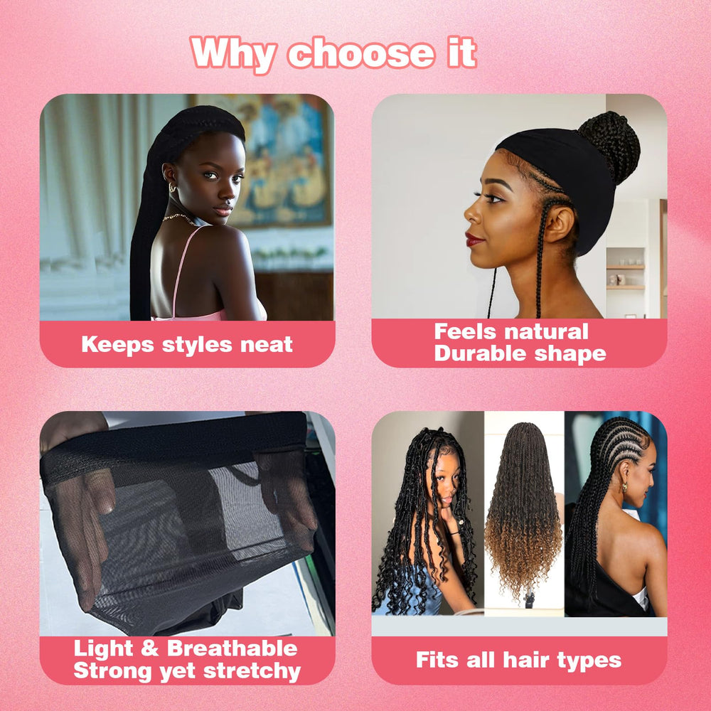 Neacus Daily-wear use briefing shows protection for dreadlocks, braids, wigs.