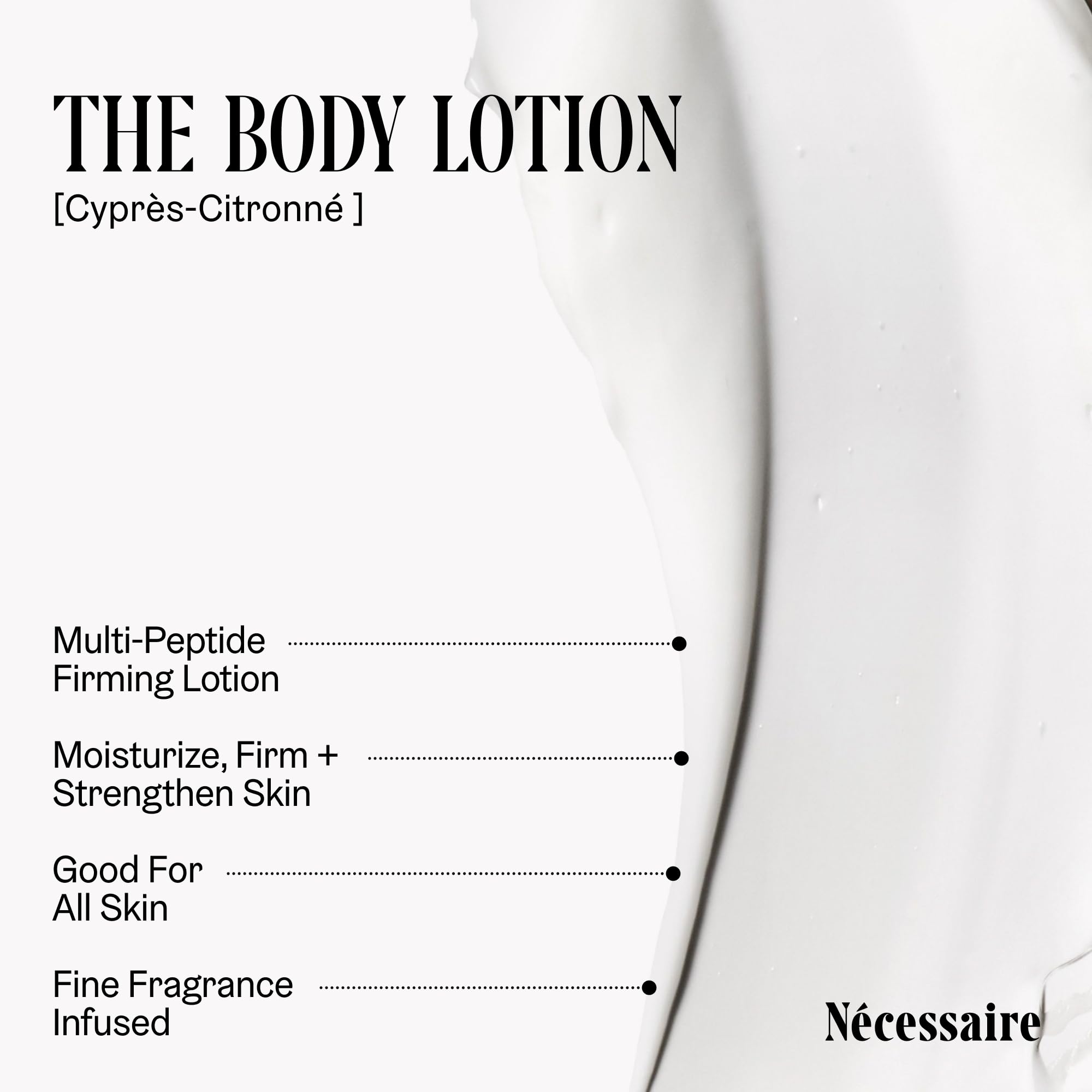 Nécessaire Cyprès-Citronné niacinamide 2.5% label highlights skin-supporting ingredient