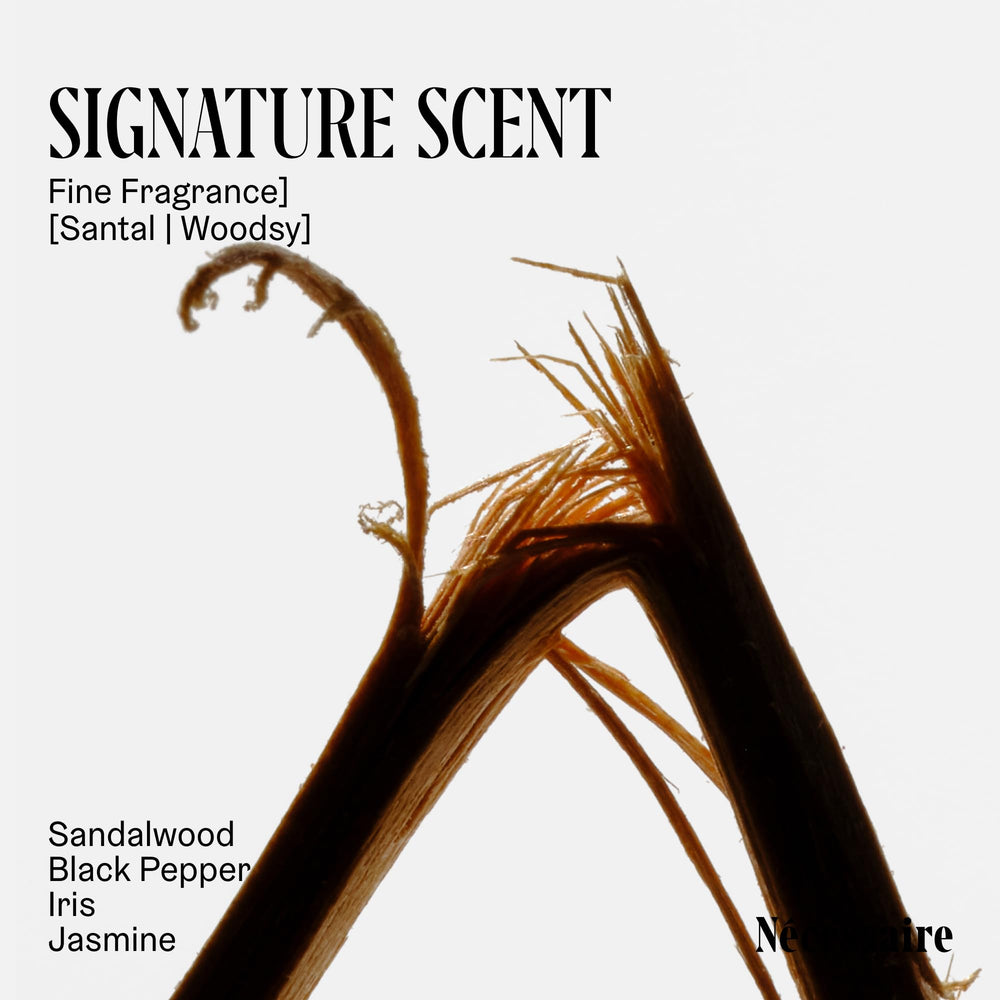 Nécessaire Santal ingredients oils emphasize vitamins and omegas