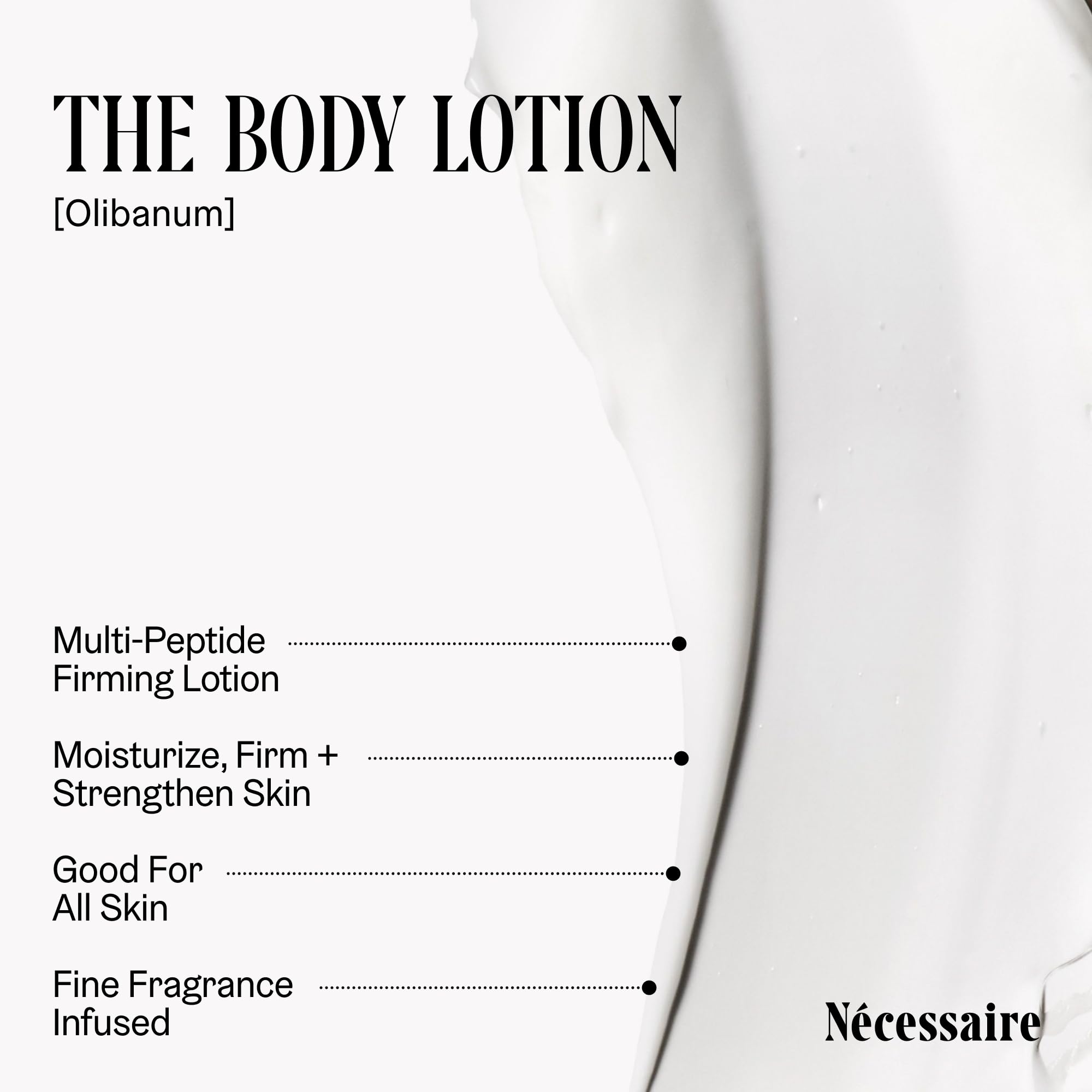 Nécessaire body wash foam close-up highlights gentle lather