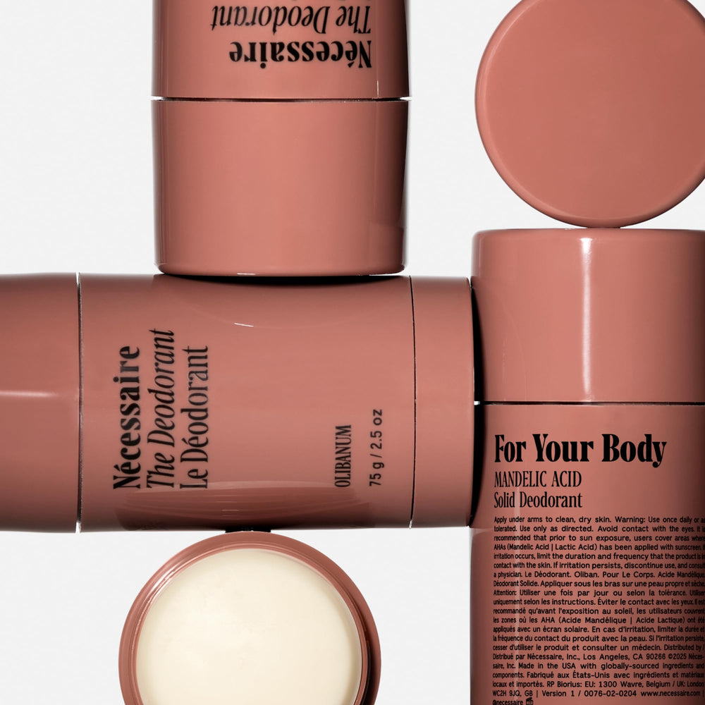 Nécessaire The Deodorant Olibanum mandelic-acid ingredient highlight.