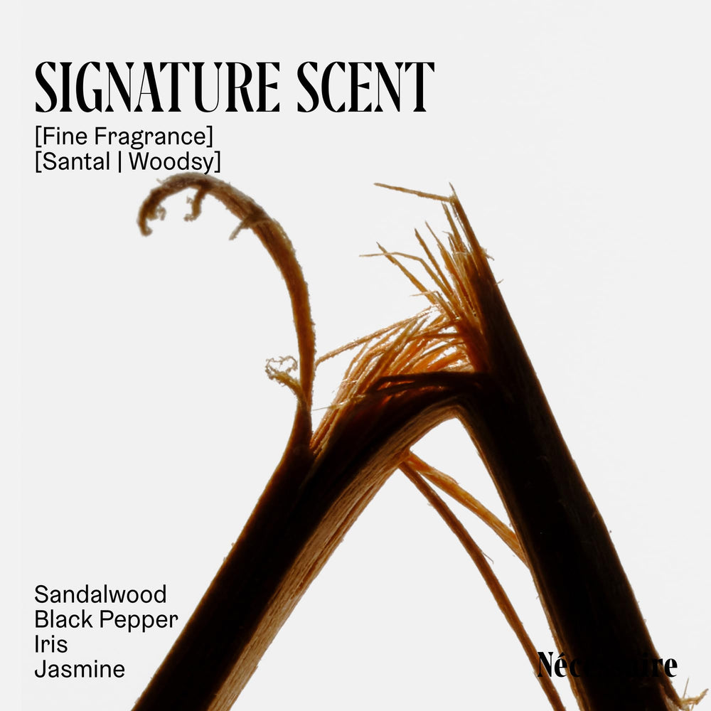 Ingredients close-up highlights mandelic acid and zinc-based odor neutralizers.