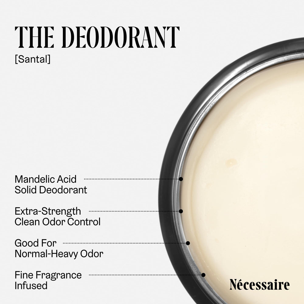 Label detail emphasizes vegan, aluminum-free skincare benefits.