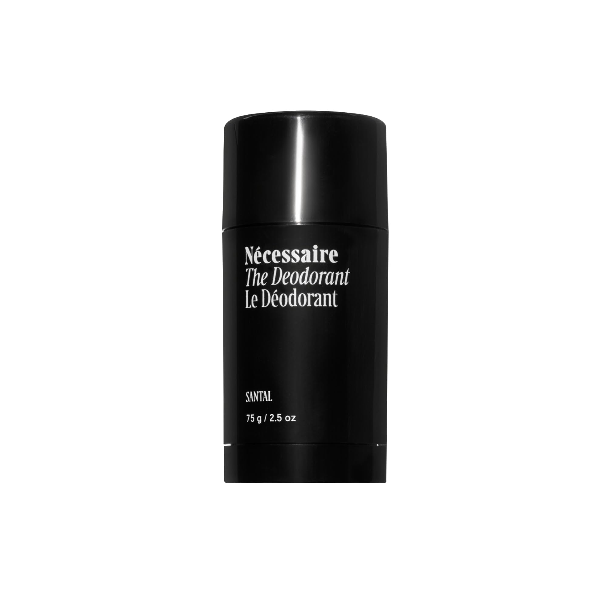 Nécessaire The Deodorant Santal packaging shows aluminum-free formula for daily use.
