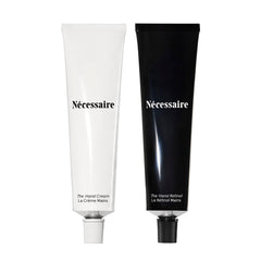 Nécessaire Hand Duo packaging shown, gift-ready and self-care oriented.