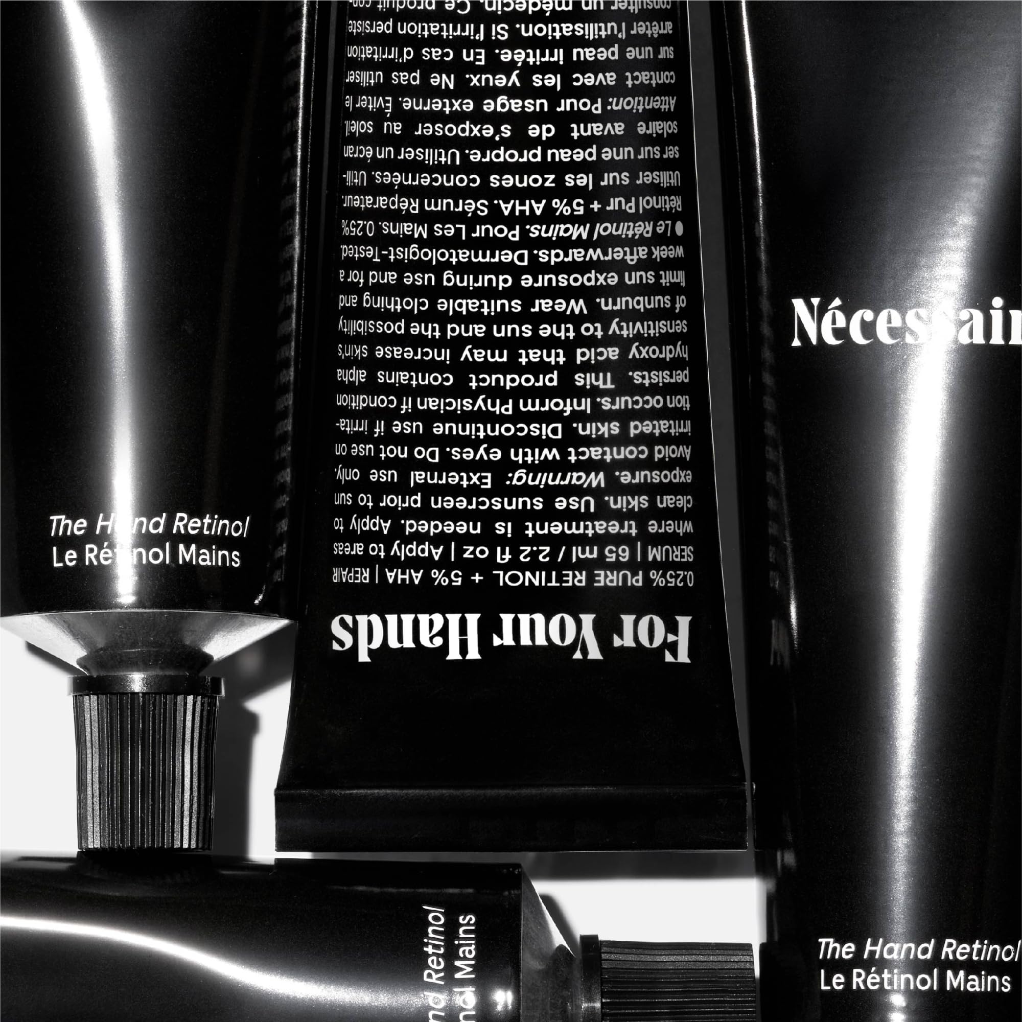 Nécessaire fragrance-free formula ideal for sensitive skin on hands