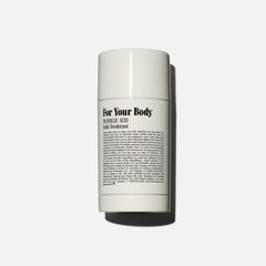 Nécessaire Hinoki deodorant stick close-up, sleek design and application edge.