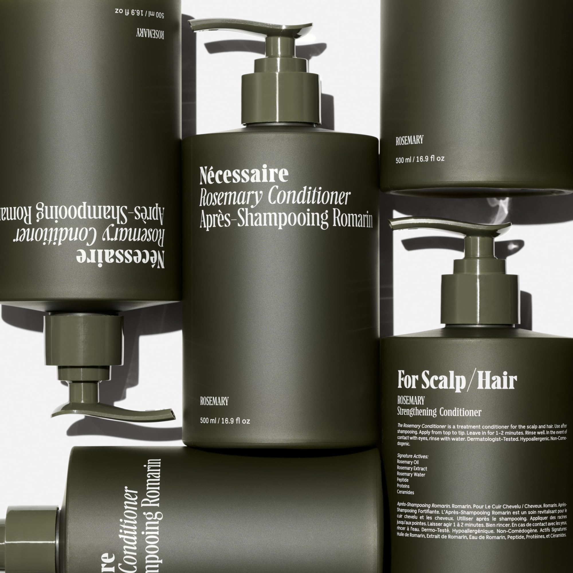 Nécessaire Rosemary Conditioner texture shot emphasizing silky, easy-to-apply gel