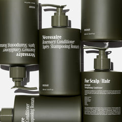 Nécessaire Rosemary Conditioner texture shot emphasizing silky, easy-to-apply gel