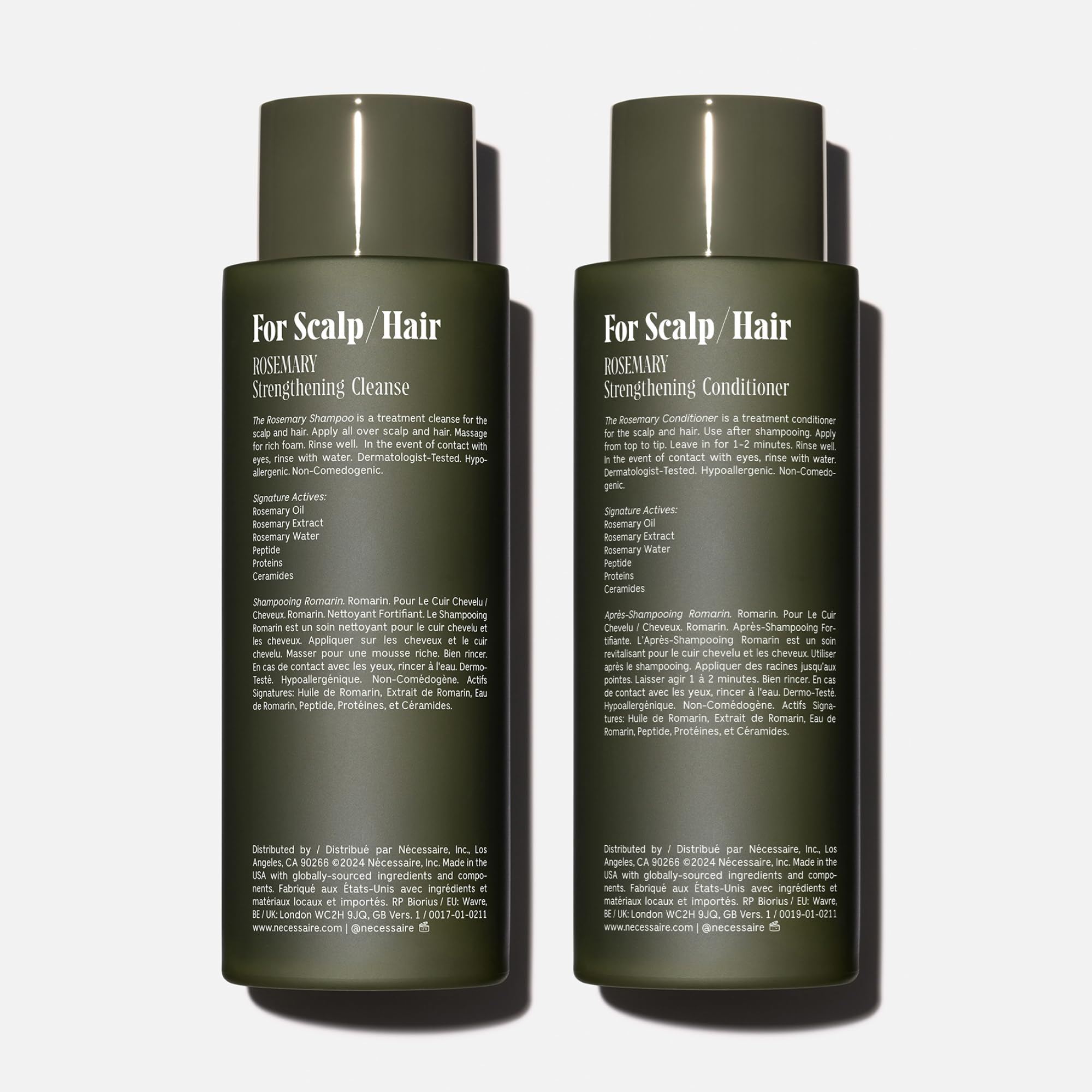 Nécessaire Rosemary Conditioner tube ready to detangle and soften, aiding smoother daily styling