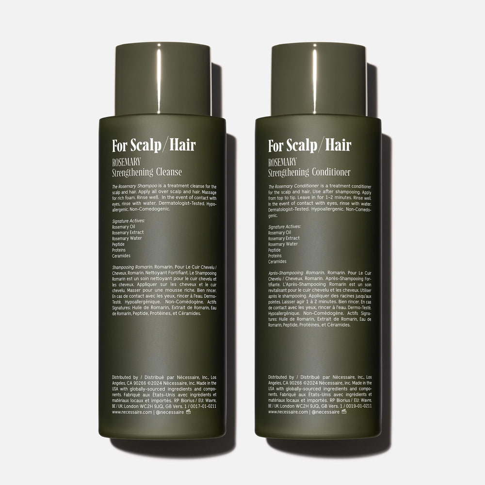 Nécessaire Rosemary Conditioner tube ready to detangle and soften, aiding smoother daily styling