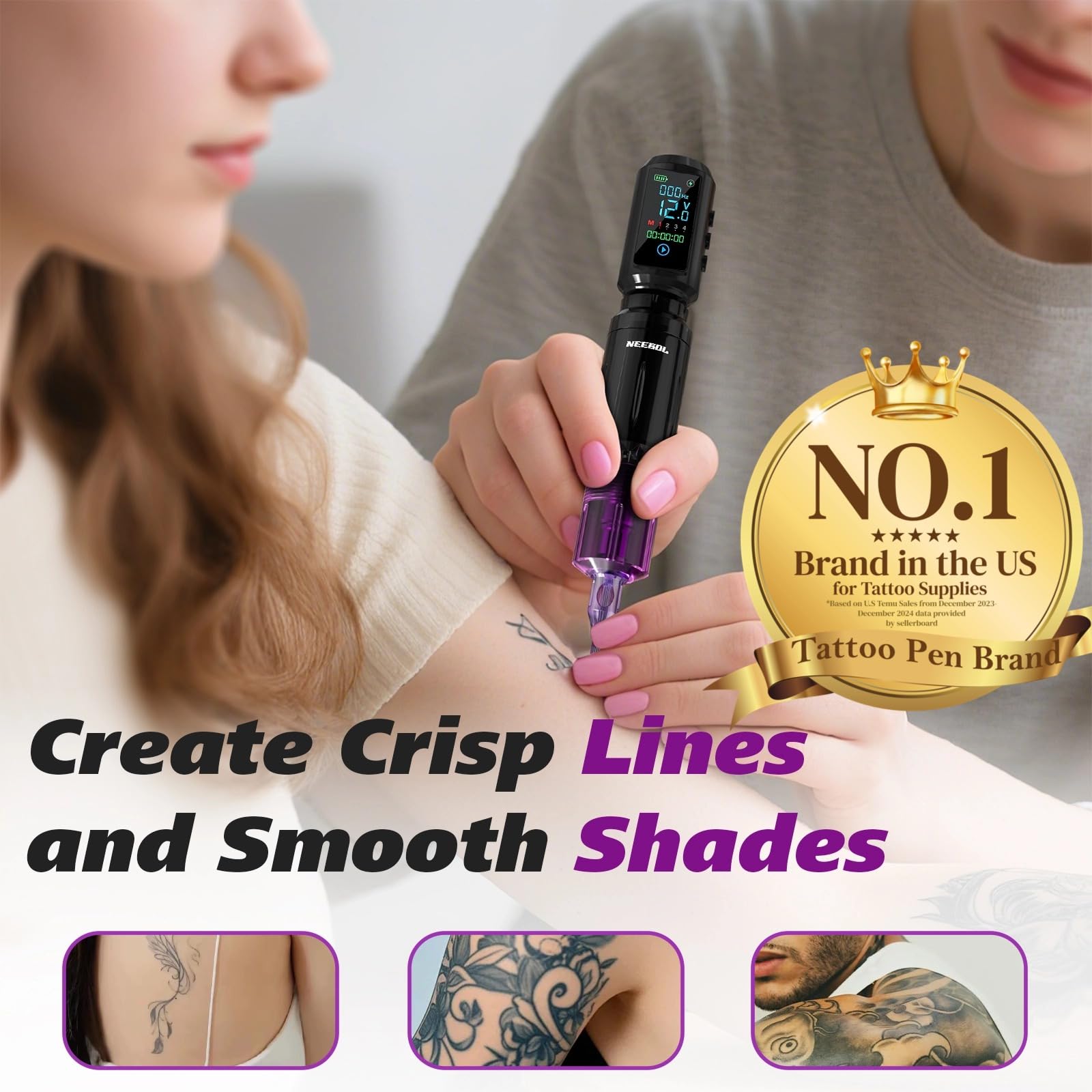 Neebol adjustable voltage control supports beginners learning different line depths.