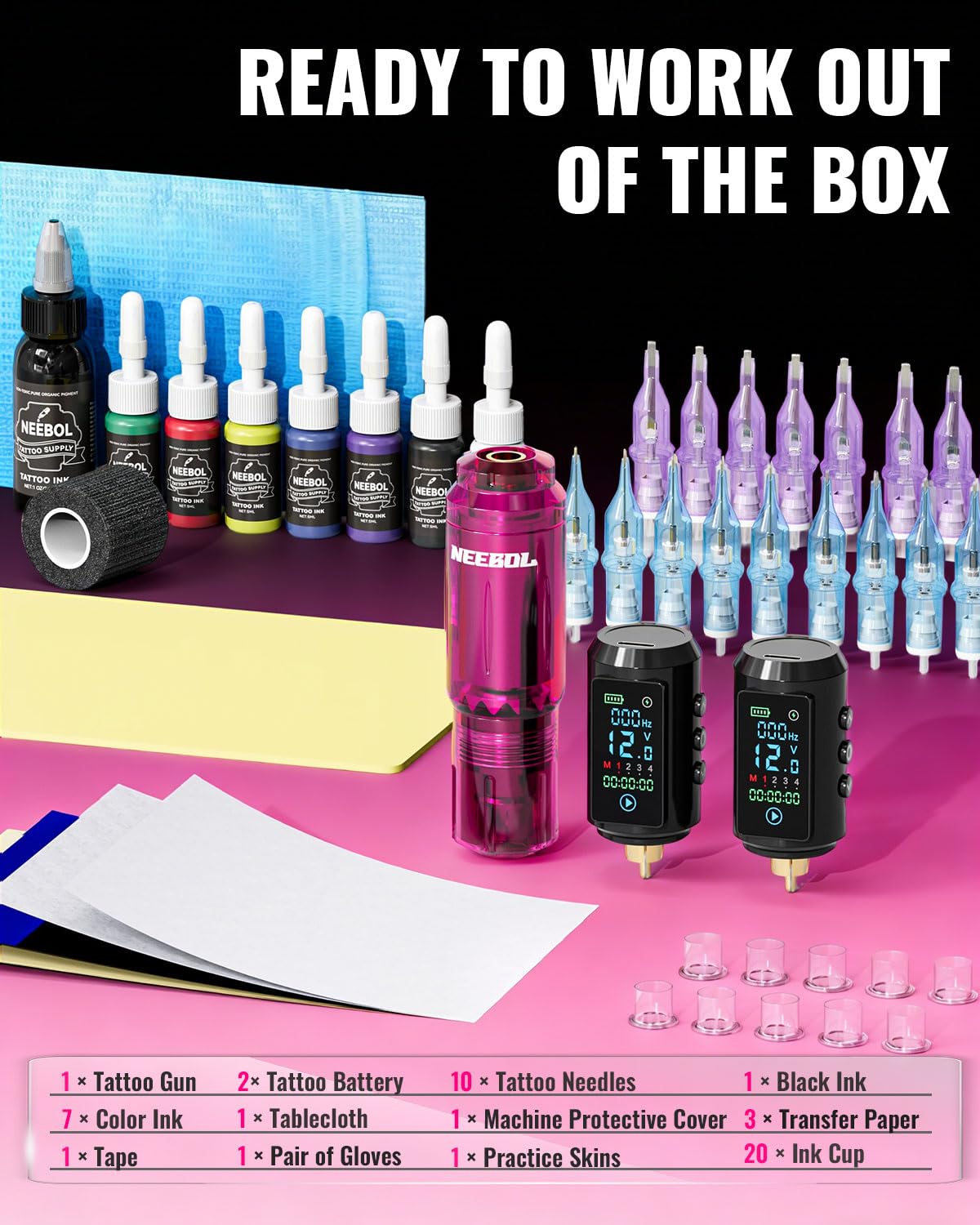 Neebol portable tattoo kit suits on-the-go gigs and client visits