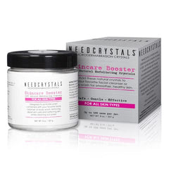 NeedCrystals exfoliating scrub texture close-up for spa-like exfoliation.