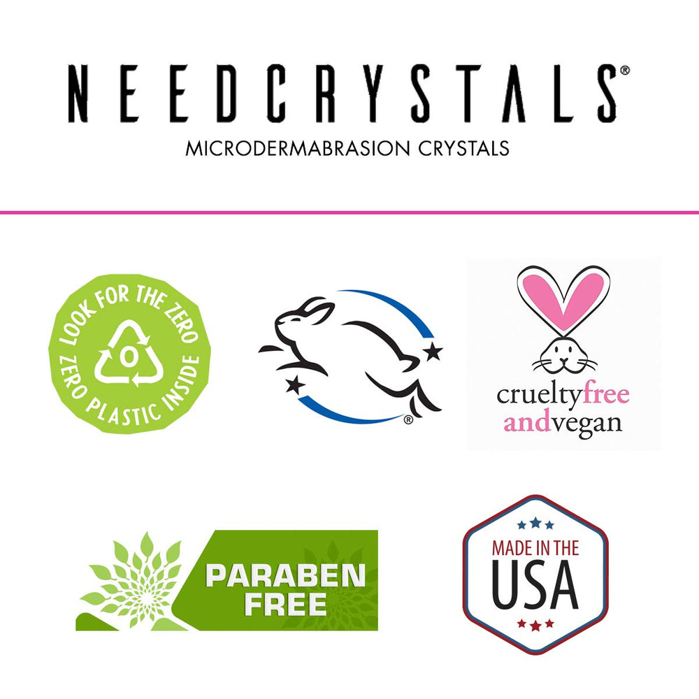 NeedCrystals poros apariencia reducida: poros visualmente más equilibrados