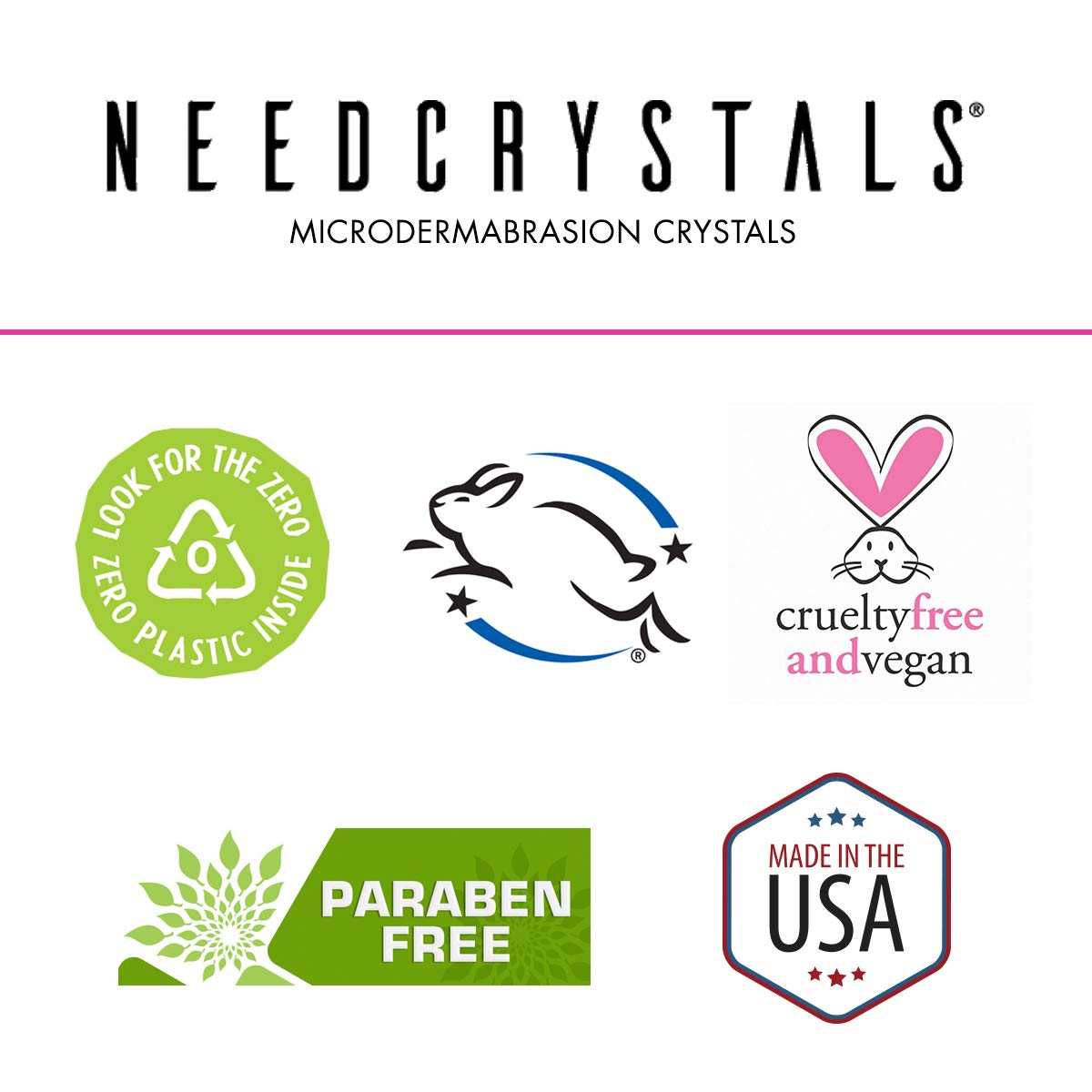 NeedCrystals wrinkle smoothing application during facial care.