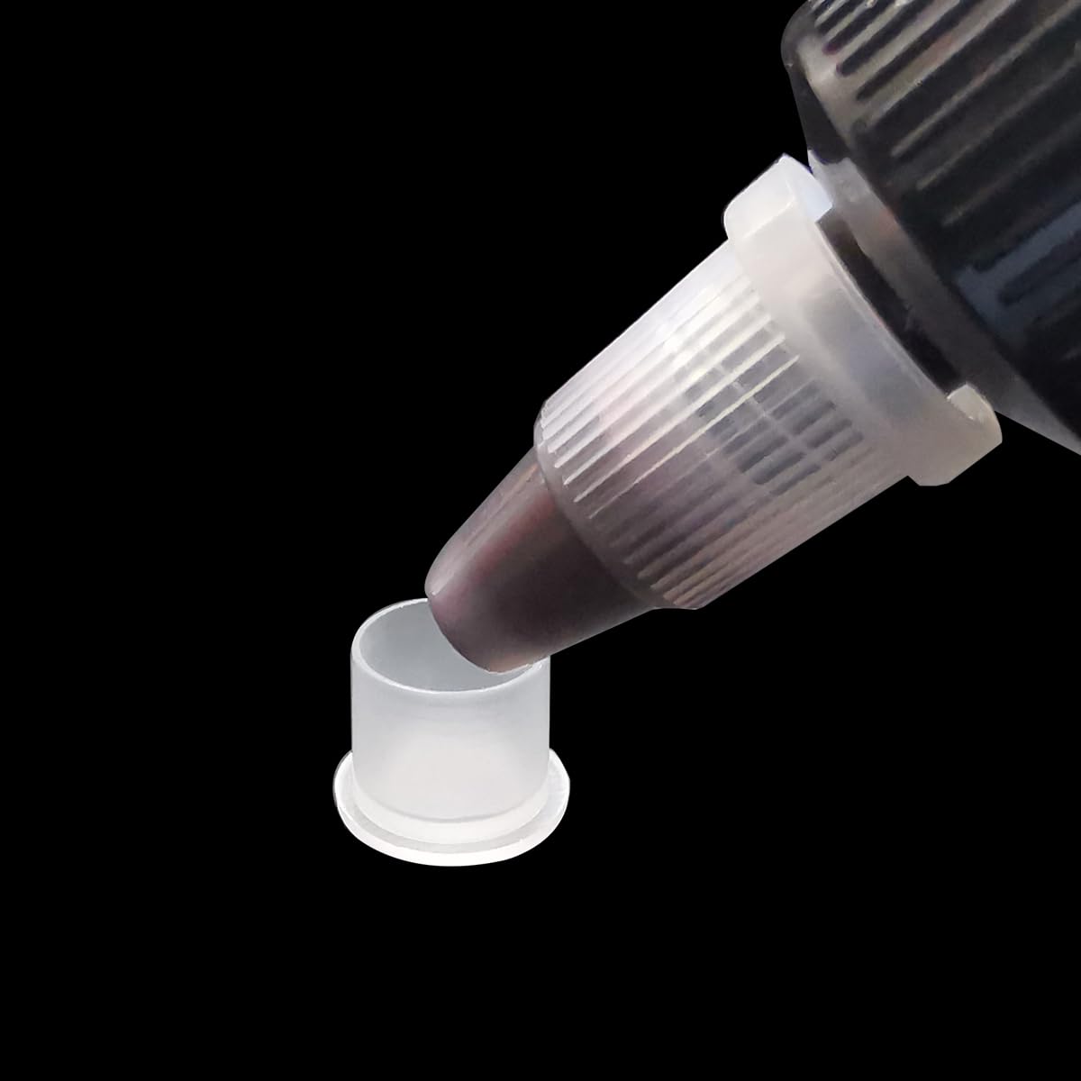 Needlehouse tapas de tinta 17x14mm para tatuaje, capacidad mayor para pigmentos.