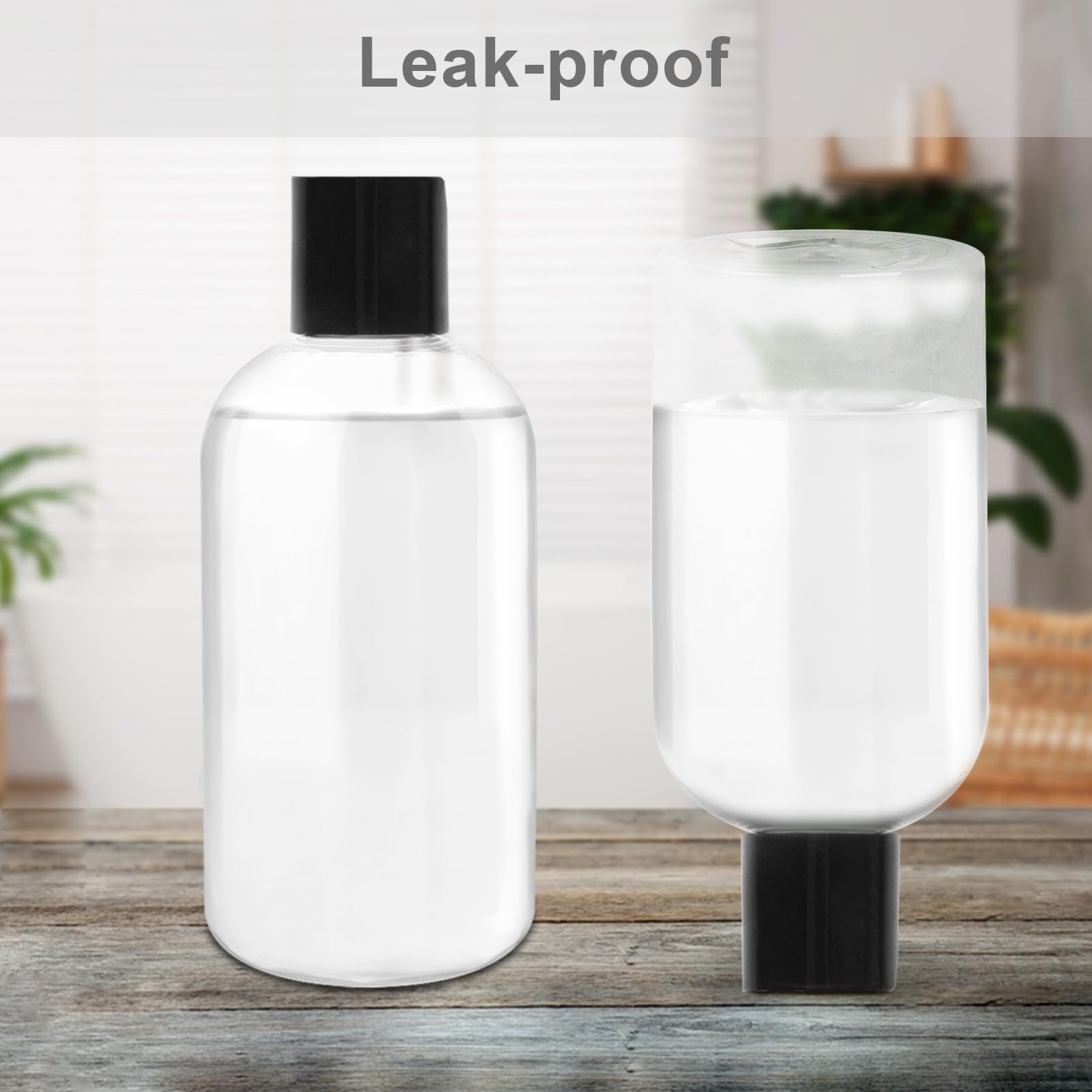 Neendohome shampoo bottle demo shows versatile use for toiletries.